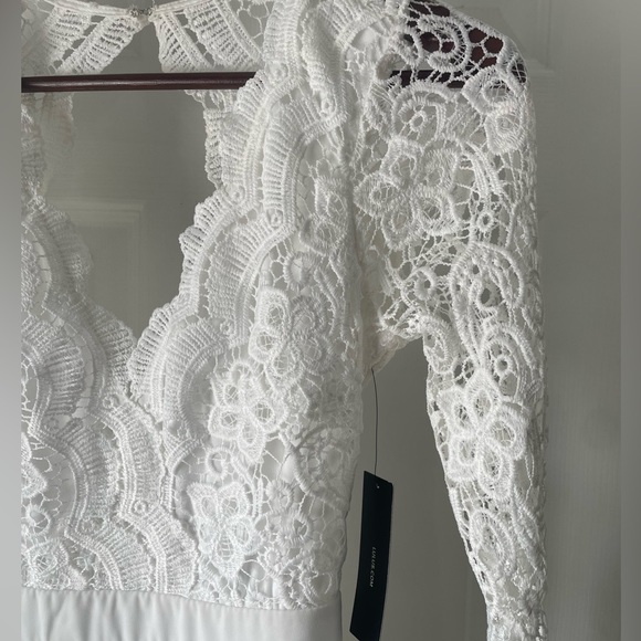White floral lace dress by Lulus - Picture 3 of 3